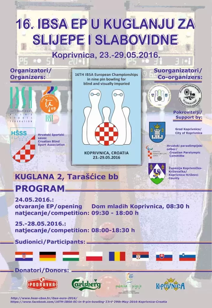 16. IBSA EP u kuglanju za slijepe i slabovidne