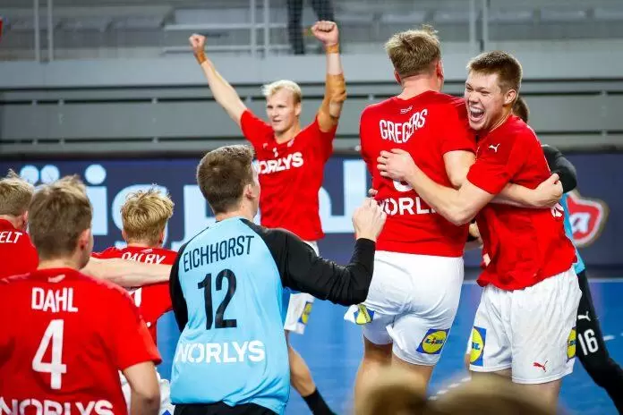 Denmark vs Egypt, Semifinal, 2023 IHF MEN’S JUNIOR (U19) WORLD CHAMPIONSHIP, Varaždin, Croatia, 11.08.2023., Mandatory Credit © IHF / HRS / kolektiff