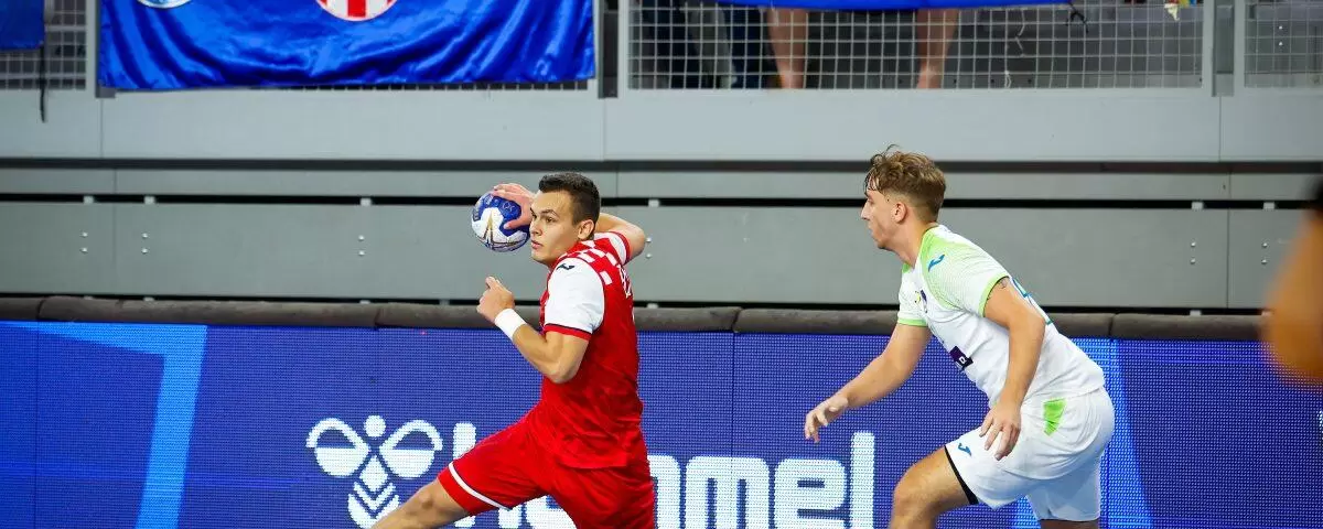 Croatia vs Slovenia, 2023 IHF MEN’S JUNIOR (U19) WORLD CHAMPIONSHIP, Varaždin, Croatia, 07.08.2023., Mandatory Credit © IHF / HRS / kolektiff
