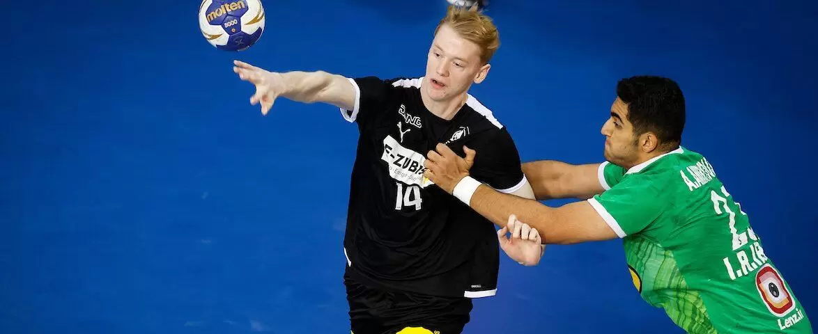 Germany vs Iran, 2023 IHF MEN’S JUNIOR (U19) WORLD CHAMPIONSHIP, Opatija, Croatia, 08.08.2023, Mandatory Credit © IHF / HRS / kolektiff